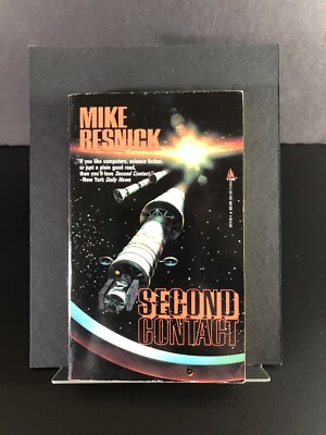 SECOND CONTACT by Mike Resnick, 1st Printing 1990