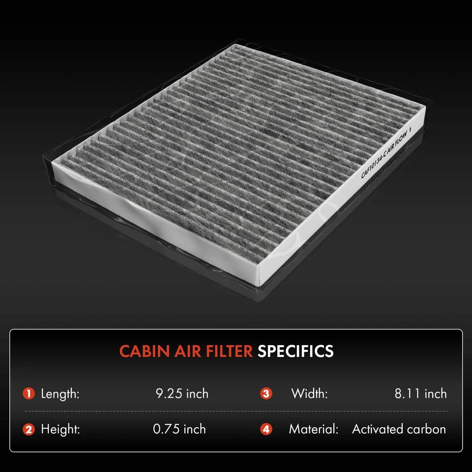 2x Filtro de aire de cabina de guantera trasera para Suzuki Kizashi 10-13 L4 2,4 L 9586157L00 Foto 2 de 4