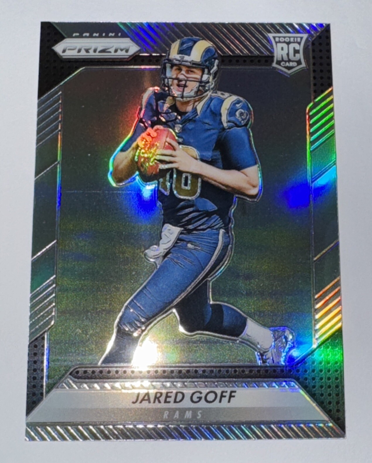 2016 JARED GOFF  Panini Prizm Silver Prizm Rookie Card #208 Detroit Lions RC SSP