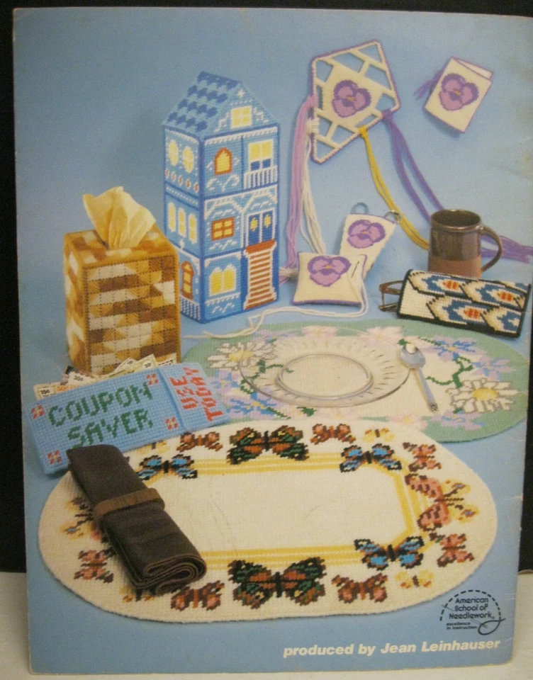 BOYE #7370 1981 EASY TO MAKE PLASTIC CANVAS PROJECTS VOLUME 1 BY JEAN LEINHAUSER - Image 2 of 2