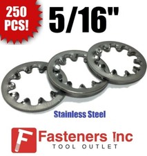 (Qty 250) 5/16" Lock Washer Internal Tooth 410 Stainless Steel