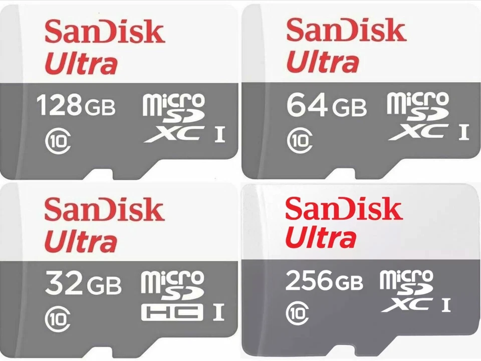 SanDisk Ultra Micro SD Memory Card Class 10 SDHC SDXC 32GB 64GB 128GB 256GB TF - Image 4 of 4
