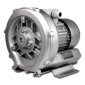 2.8 Hp REGENERATIVE BLOWER, 221 CFM, 220V-480V/3Ph,  60"H2O press. Rebuilt Unit
