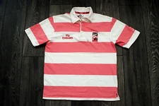 VINTAGE DUBAI SEVENS FLY EMIRATES OFFICIAL GILBERT RUGBY UNION SHIRT MENS SMALL