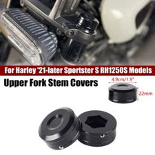 Motorcycle Front Fork Bolts Cover Top Caps For Harley Sportster S RH1250S 21-24
