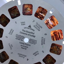 Viewmaster Reel x 3 Beautiful Caverns of Luray VA Set 35169 Stalagtites FP Mex