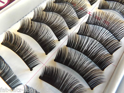 10 Paar dicke natürliche falsche falsche Wimpern Wimpern UK Verkäufer kostenloser Versand im Vereinigten Königreich