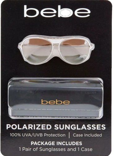 ?Bebe Elegant White Sunglasses with CASE New Bebe BB7145 Ivory Sunglasses 57mm with Bebe Case | eBay main image 2