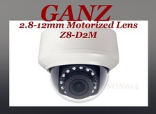 Security Color Camera W/2.8-12mm Motorized Lens 1080p Hybrid IR Ganz Z8-D2M NEW 