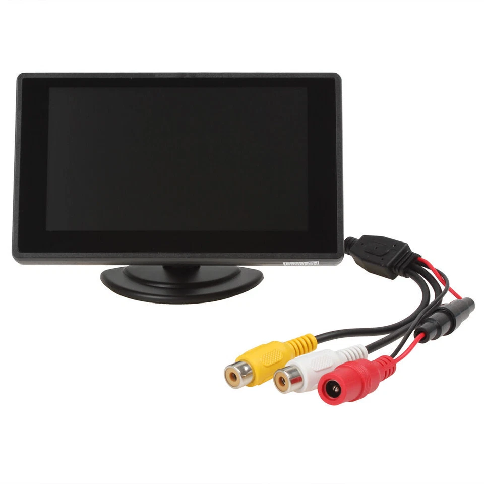 4.3''/5"/7'' Car Rear View Monitor LCD Mirror Screen for Parking Reverse Camera - Image 2 of 4