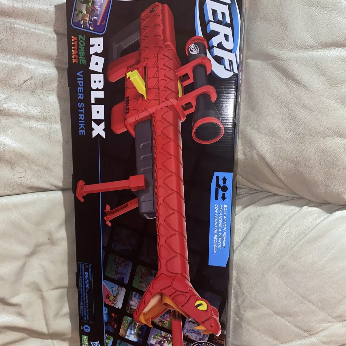 Nerf Roblox Zombie Attack: Viper Strike Nerf Sniper-Inspired Blaster With  Scope