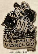 CARNEVALE DI VIAREGGIO DISTINTIVO PUBBLICITARIO DIS. UBERTO BONETTI