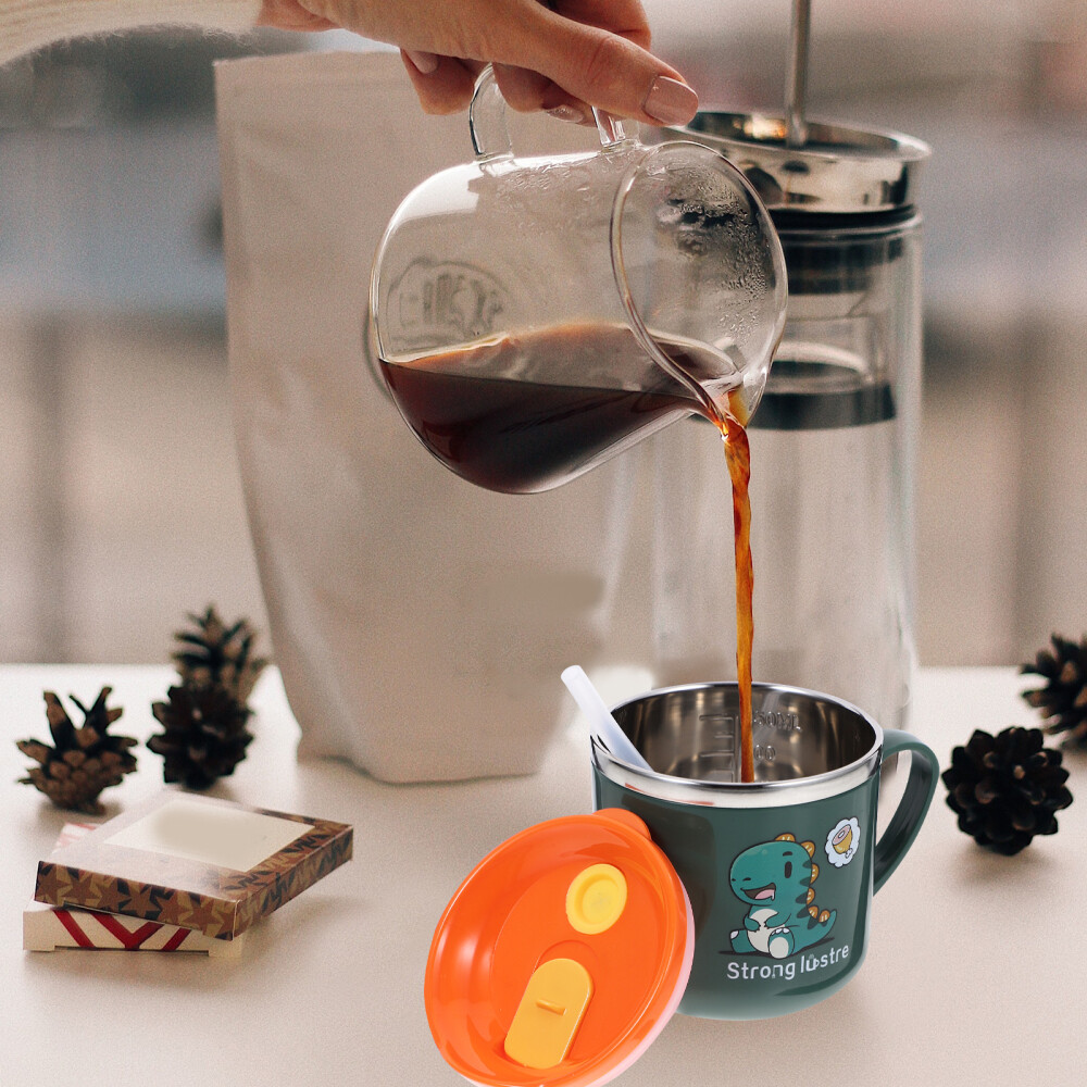 Cup for Kids with Handle Milk Straw Cups Toddlers Child