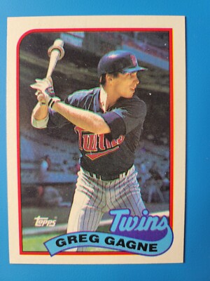 1989 TOPPS Baseball Card #19 Greg Gagne TWINS | eBay