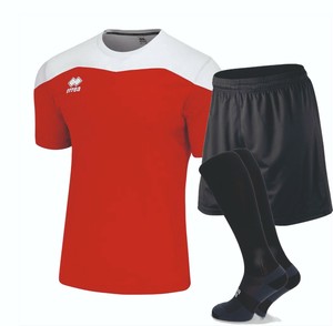 red and white football kits