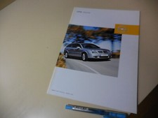 OPEL VECTRA Folleto Japonés 2004/04 Z02Z22 Z02Z32 Rojo Memo