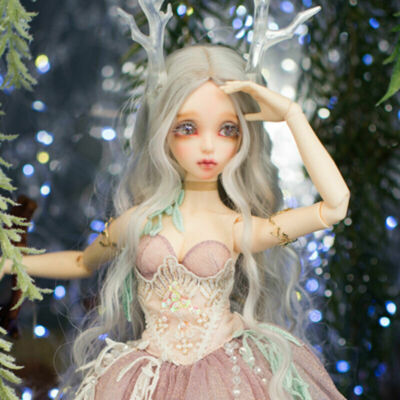 FULL SET 1/4 BJD Doll Fairy Beauty Girl Resin Ball Jointed Doll Eyes Face Makeup