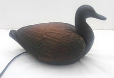 Lampe Canard En Fonte et Pate