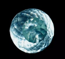 96.22 Ct Blue Color Natural Cambodia Round Cut Huge Zircon Loose Gemstone