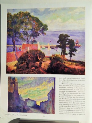 BERNHARD GUTMANN  ART PIECE VTG ORIG  1998 ADVERTISEMENT