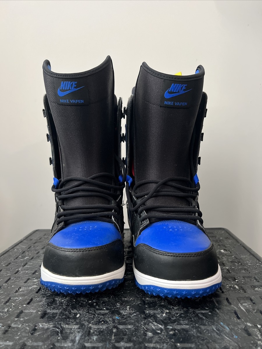 NIKE SB VAPEN SNOWBOARD BOOTS Royal Blue Black White Mens Size US