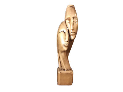 Vintage ESCO Mid-Century Modern Lovers Statue Male Female