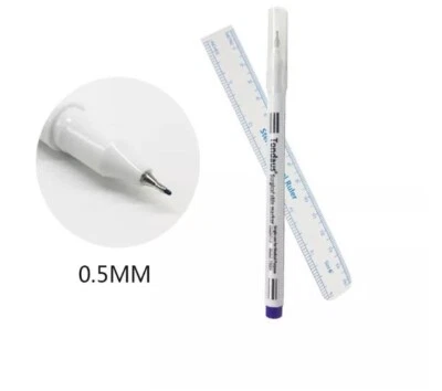 TONDAUS Skin Marker Pen Sterile Surgical Eyebrow Tattoo Microblading Waterproof 0.5 mm