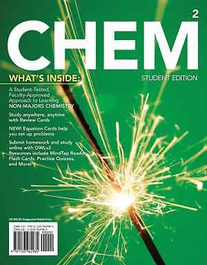 CHEM2: Chemistry in Your World - Paperback, by Hogg - Good x