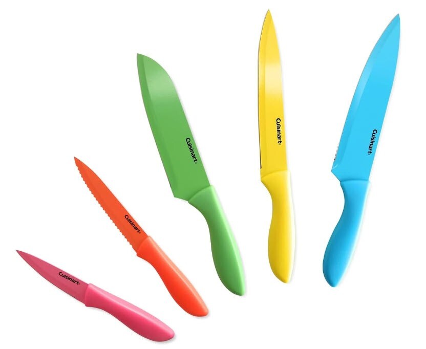 Cuisinart Advantage 10Piece CeramicCoated Knife Set (5 Knives/5 Blade
