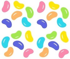 ~ Jelly Beans Jellybeans Lollies Treats Party Food Sweet Mrs Grossman Stickers ~