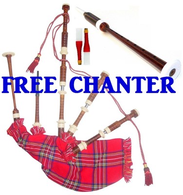 NEW SDC DEURA SET OF ROSEWOOD FULL SIZE BAGPIPES BAGPIPE DBP100