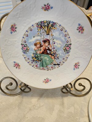 Vintage Royal Doulton England Poem Porcelain Plate Bone China 1979 My Valentine
