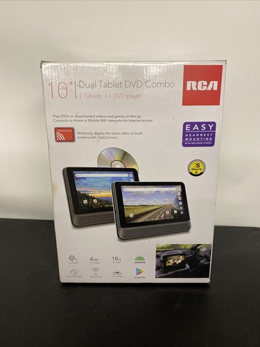 Small Wonder 10" Dual Tablet DVD Combo 2 Tablets+1 DVD Player - Picture 3 of 5