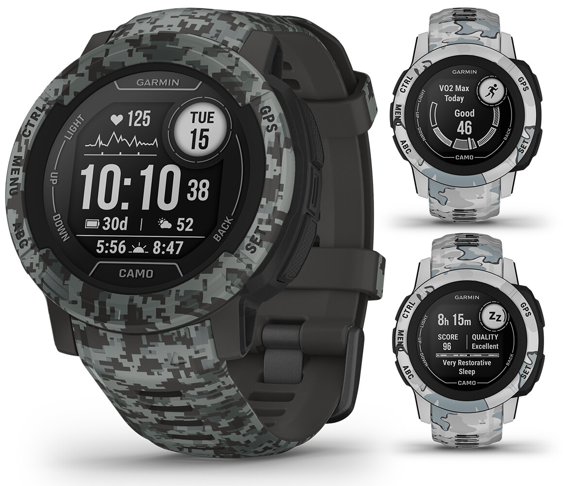 Garmin Instinct 2/2S Camo Rugged GPS Smartwatch, 24/7 Health & Sports Apps Garmin Instinct 2/2S Camo Rugged GPS Smartwatch, 24/7 Health & Sports Apps