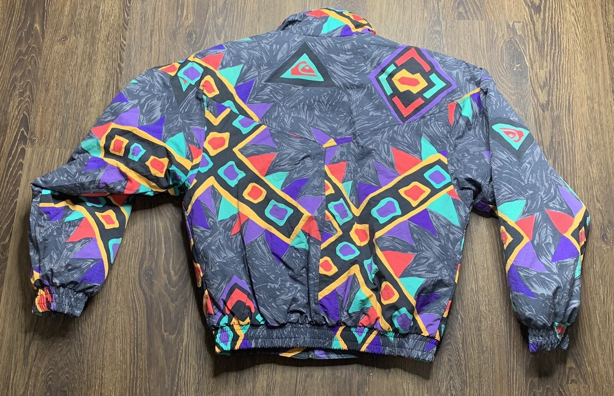 VINTAGE QUICKSILVER SNOWBOARDING SKI JACKET SIZE LARGE EUC