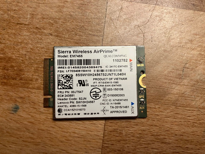 Qualcomm Sierra Wireless AirPrime EM7455 LTE 4G Modul SW10H24567