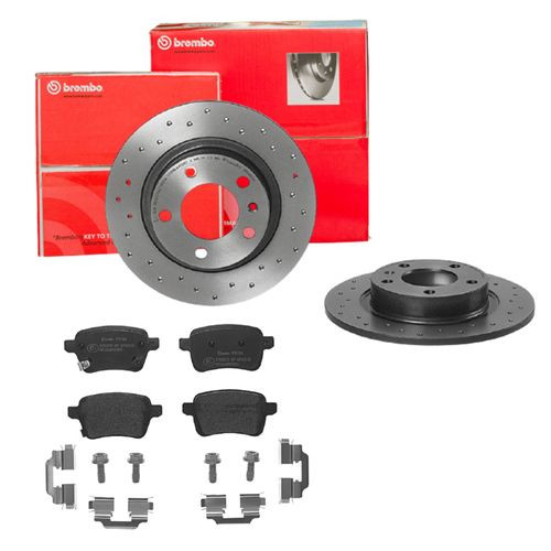 Kit Bremsscheiben Und Bremsbeläge Hinten Brembo F? Produktbild-Vorschau 11