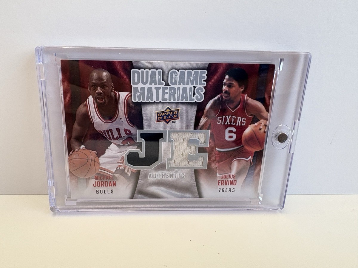 2009-10 Upper Deck Dual Game Materials Michael Jordan/Julius