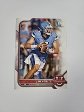 2021-22 Bowman University #81 Sam Howell North Carolina Tar Heels 3.