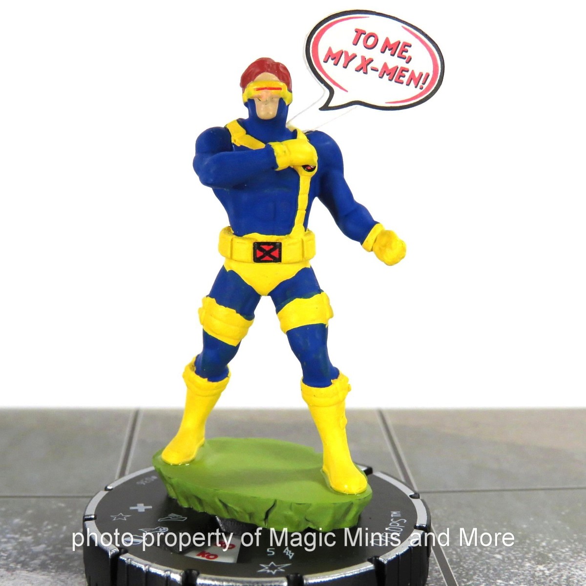 X-Men '97 - CYCLOPS #036 HeroClix super rare miniature w/card #36