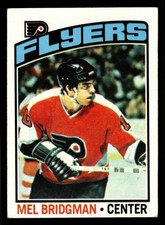 1976-77 Topps Mel Bridgman #26 - Philadelphia Flyers - EX