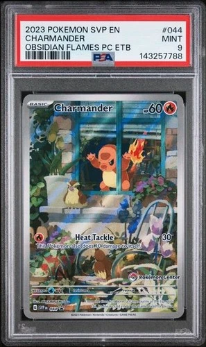 Charmander 44 Promo Pokemon Center Exclusive Psa 9