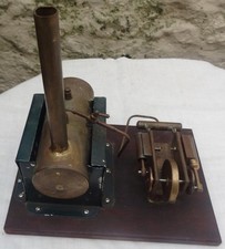 LIVE STEAM HORIZONTAL ENGINE WITH BOILER SCRATCH BUILT