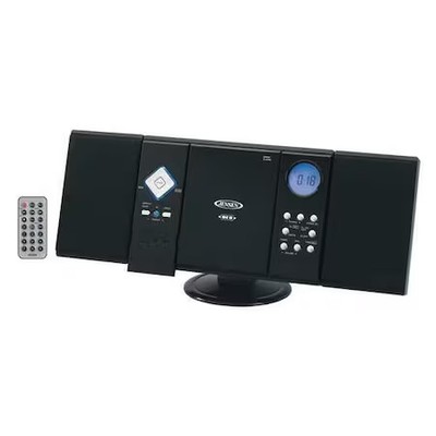 Jensen Jmc-180B Wall Mountable Vertical Loading Cd Player With