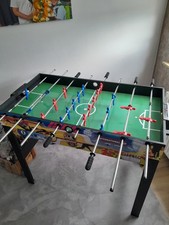 Multifunktionstisch Kicker mit Auflagen: Billard, Airhockey, Schach/Backgammon