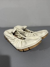 Bottega Veneta Women's Ivory Shore Lug Sole Ballet Flat Shoes Size 36