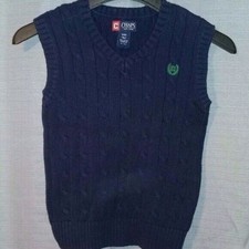 Chaps Sweater Vest Boys Size S (8)