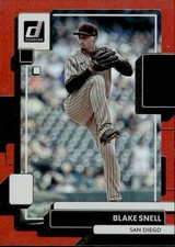 2022 Panini Donruss Baseball RED FOIL - Blake Snell Padres #146