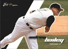 Andrew Bailey 2008 Just Autographs 04 Oakland Athletics Baseball Card