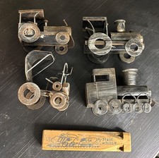 Train Whistle Wooden With Tin Trains